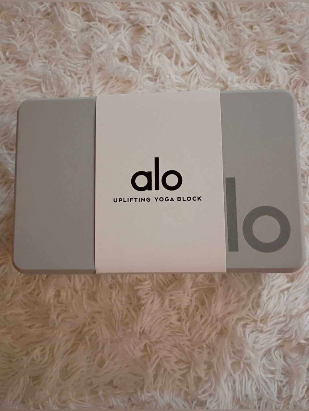Alo Yoga Uplifting Yoga Block (Dove Grey/Silver) NWT